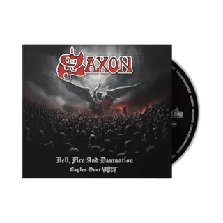 Saxon Cd - Hell, Fire And Damnation - Eagles Over Hellfest - Voor Geen - Standaard