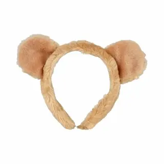 Ravensden Pluche Leeuwen Hoofdband - Met Oortjes - 15 Cm - Verkleden - Spelen - Voor Kinderen