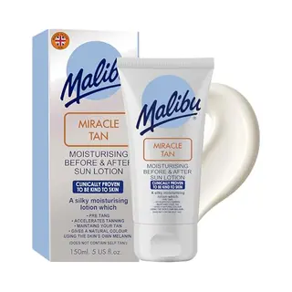 Malibu Sun Miracle Tan, Before And After Sun Lotion, Moisturising, 150ml