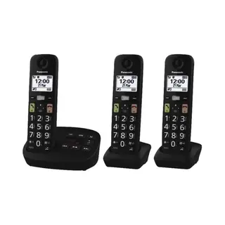 Panasonic Kx-TGU133EXB telefoon Analoge-/Dect-telefoon Zwart
