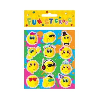 Henbrandt 12 Packs Smiley Stickers Party Bag Fillers