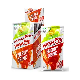 HIGH5 Energy Hydration Drink Refreshing Mix Of Carbohydrates And Electrolytes (Citrus, 12 X 47g)