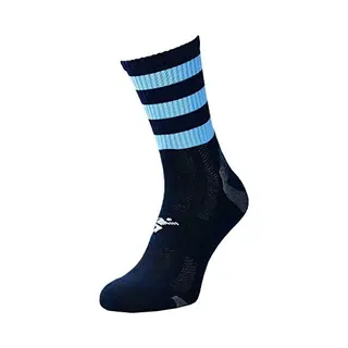 Precision Pro Hooped Gaa Mid Socks Navy/Sky - Uk Size 7-11, K-Rey-721MNK