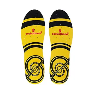 Hana© Sorbothane® Double Strike Schokabsorberende Inlegzolen , Maat 45-47