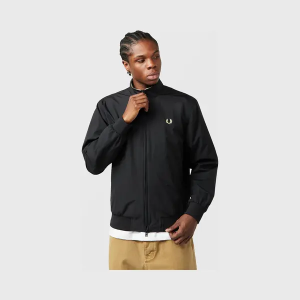 Fred Perry Mens Brentham Jacket - Black - M thumbnail