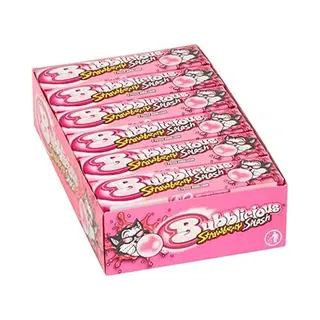 Bubblicious Aardbei - Kauwgom - 1x18stuks