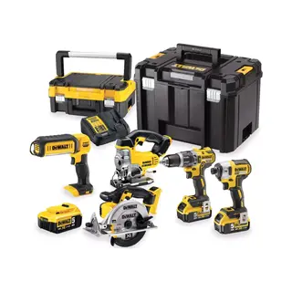 DeWALT DCK551P3T-Qw 18V Li-ion Xr Accu 3-delige Combiset (3x 5.0Ah) In 2 Tstak Koffers