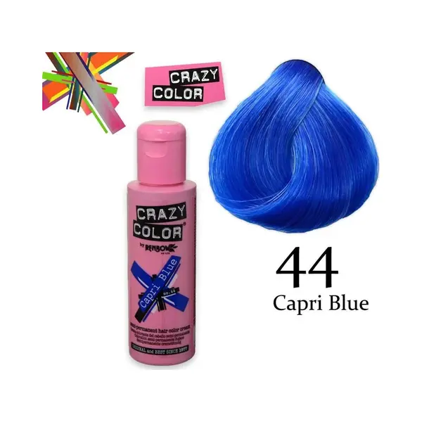 Crazy Color Capri Blue haarkleuring Blauw 100 ml thumbnail