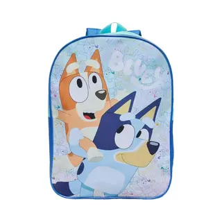 Bluey & Bingo Backpack Kids School Bag Childrens Boys & Girls Nursery Rucksack - Blue