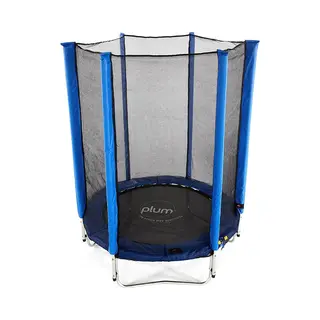 Plum Trampolin Junior Mit Sicherheitsnetz Blau 4ft