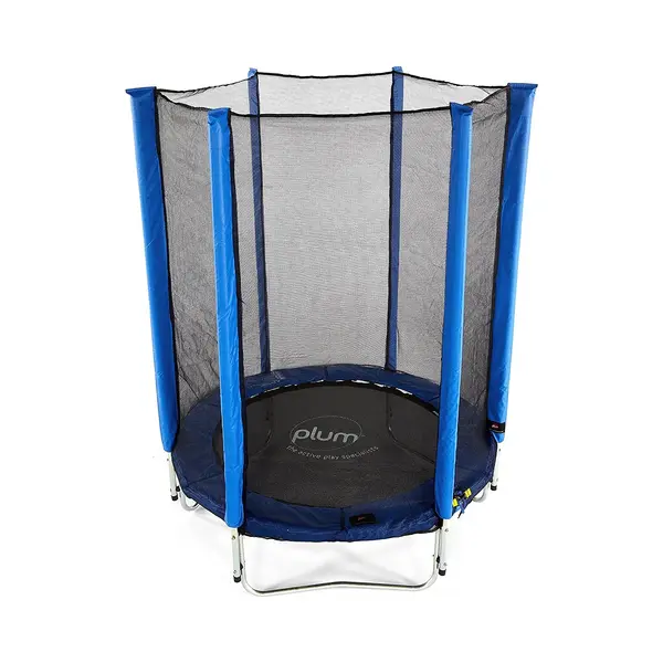 Plum Trampolin Junior Mit Sicherheitsnetz Blau 4ft thumbnail