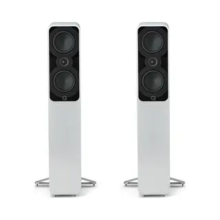Q Acoustics Q 5040 Compact Floorstanding Speakers Satin White (Pair)
