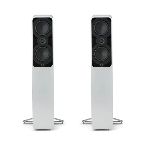 Q Acoustics Q 5040 Compact Floorstanding Speakers Satin White (Pair) thumbnail