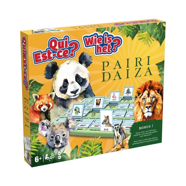 Wie Is Het Pairi Daiza - Gezelschapsspel Met Dieren - Deductiespel thumbnail