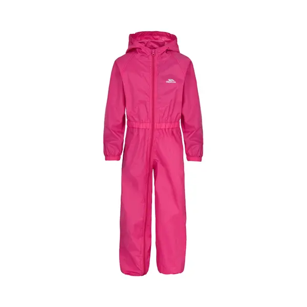 Trespass Kinder Regenset Button - Childs Unisex Rain Suit Gerbera-5/6 thumbnail