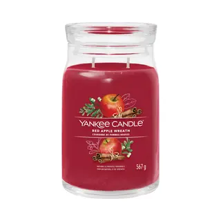 Yankee Candle Red Apple Wreath kaars Cylinder Fruitig Rood 1 stuk(s)