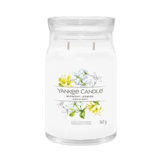 Yankee Candle Mitternachtsjasmin Wachskerze Zylinder Jasmin, Neroli Weiß 1 Stck