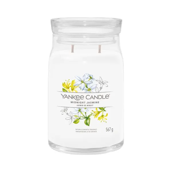 Yankee Candle Mitternachtsjasmin Wachskerze Zylinder Jasmin, Neroli Weiß 1 Stck thumbnail