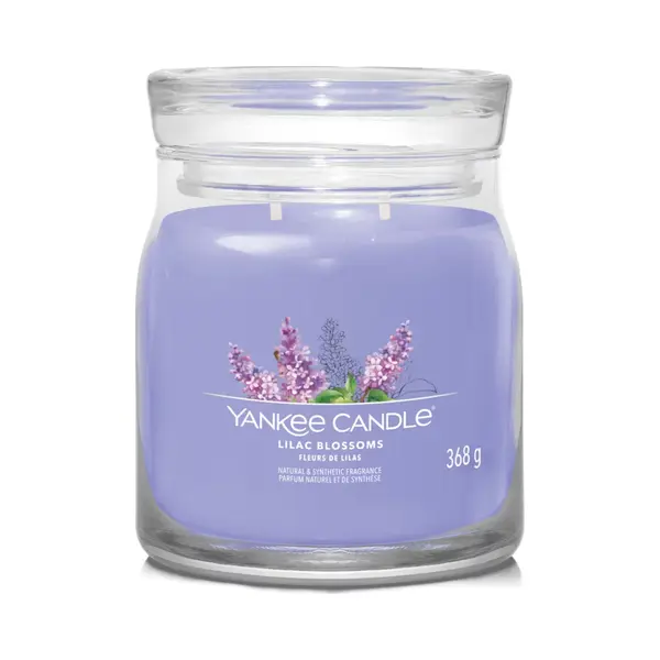Yankee Candle Lilac Blossoms wax candle Cylinder Lavender, Lilac 1 pc(s) thumbnail