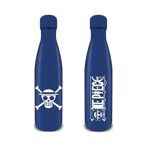 Pyramid One Piece Straw Hat Pirates Emblem Metal Drinks Bottle thumbnail