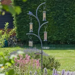 Meuwissen Agro Vogel Voederstation Compleet - Smart Serie - Incl 4x Silo's - 240 X 57 Cm - Standaard