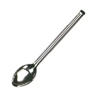 Vogue Plain Stainless Steel Serving Spoon With Hook 14" L668