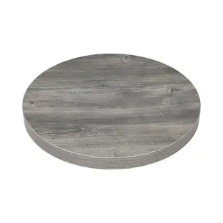 Bolero Rond Melamine Tafelblad Essenhout Effect Voorgeboord 60cm - Bolero FT292