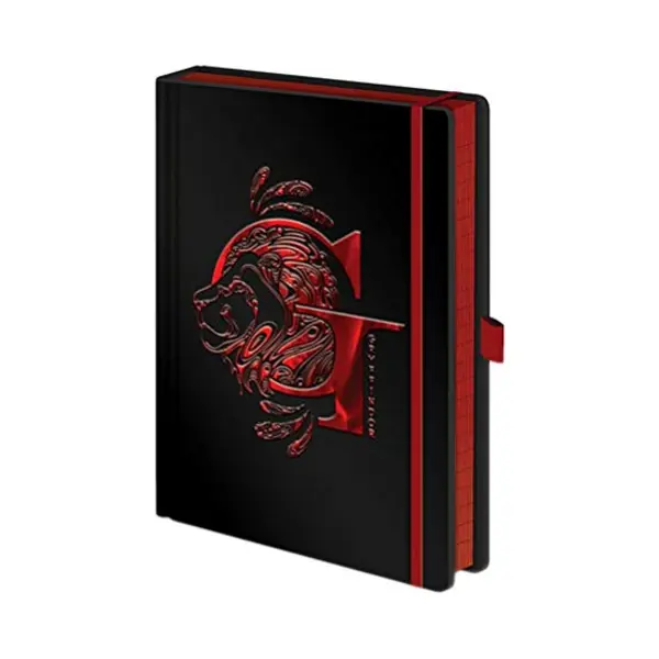 Hole in the Wall Harry Potter - Gryffindor - A5 - Premium Notitieboek - Rood En Zwart thumbnail