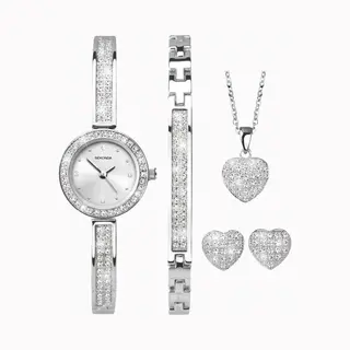 Sekonda 2528G Bracelet, Necklace, Earrings And Watch Gift Set - W32163