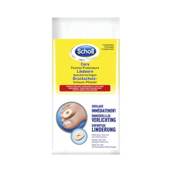 Scholl Likdoorn Beschermringen 9 Stuks thumbnail