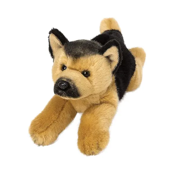 Suki Gifts Knuffel Duitse Herders Hond - 30 Cm - Speelgoed Knuffelbeesten - Pluche thumbnail