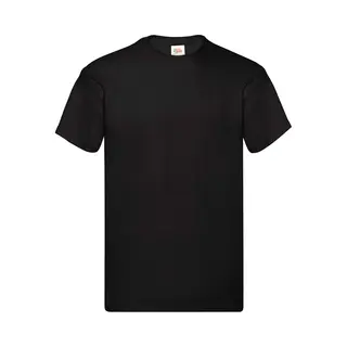 Fruit Of The Loom Men's Original Short Sleeve T-Shirt In Black | Size, Small