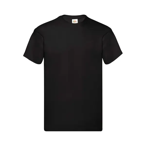 Fruit Of The Loom Men's Original Short Sleeve T-Shirt In Black | Size, Small thumbnail