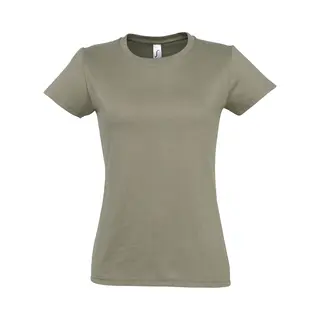 Sol'S Women's Imperial Short-Sleeved T-Shirt In Khaki | Size, 2XL