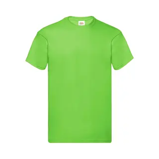 Fruit Of The Loom Men's Original Short Sleeve T-Shirt In Lime | Size, Small