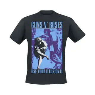 Guns N' Roses T-shirt - 1991 Illusion - S Tot 5XL - Voor Mannen - Zwart