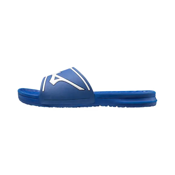 Mizuno Slippers Relax Slide 2 | Blauw Met Wit Logo (Maat, L 41 - 42, 5) thumbnail