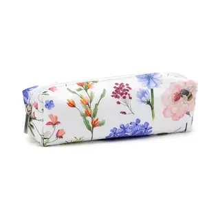 Puckator Nectar Meadows Canvas Pencil Case - School Equipment Stuff - Pencil Cases - Large Capacity Preppy Pencil Case - Zipper Pouch - Office