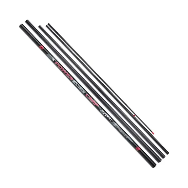 Nytro Power Edge Carp 60 Margin Pole 6m | Carbon Reinforced Sections | Heavy Elastics For Large Fish | Includes Free Power Edge Carp 60 Kit 2/1 thumbnail