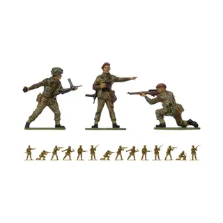 Airfix A02701V Britse Parachutisten Uit De Tweede Wereldoorlog, Modelbouwset Van Kunststof Voor Volwassenen En Kinderen Vanaf 8 Jaar, Inclusief 14