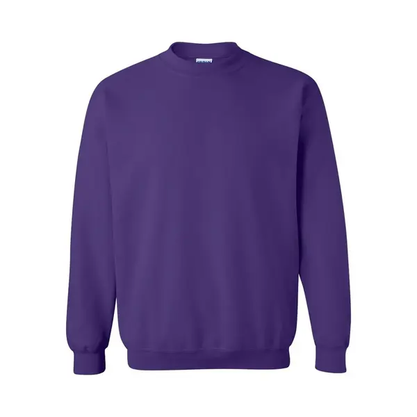 Gildan Women's Heavy Blend Crewneck Sweatshirt In Purple | Size, 2XL thumbnail