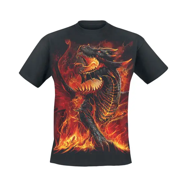 Spiral Draconis T-Shirt Black thumbnail