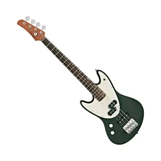 Hartwood Delta Linkshandige Basgitaar, Groen
