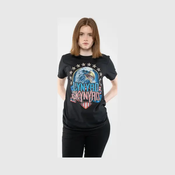 Lynyrd Skynyrd Eagle & Stars T-Shirt In Black | Size, Small thumbnail