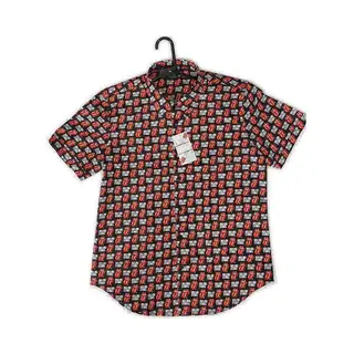 Rock Off Rolling Stones Shirt -M- Tongue And Text Zwart