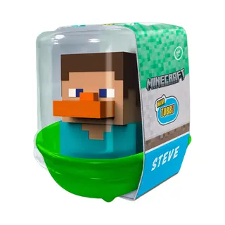 Tubbz Mini Steve Collectible Vinyl Rubber Duck Figure - Official Minecraft Merchandise - Video Games And Movies