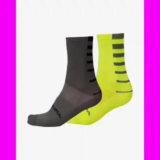 Socks Endura Stripe Coolmax Light Yellow Grey (2 Units) - S-M