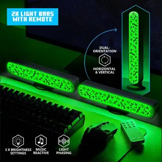 Paladone Minecraft Light Bar Set Of 2 With Remote