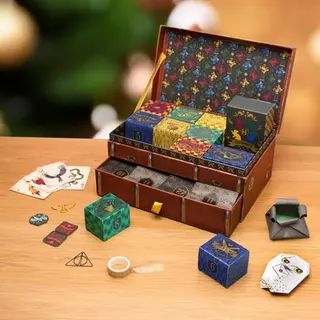 Paladone Harry Potter Erinnerungsbox Adventskalender, 24 Tage Mit Harry Potter Geschenken & Schreibwaren-Überraschungen, Countdown Bis Weihnachten, Offiziell