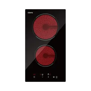 Ciarra CRGDBCH302T-Ow kookplaat Zwart Ingebouwd 29 cm Keramisch 2 zone(s)